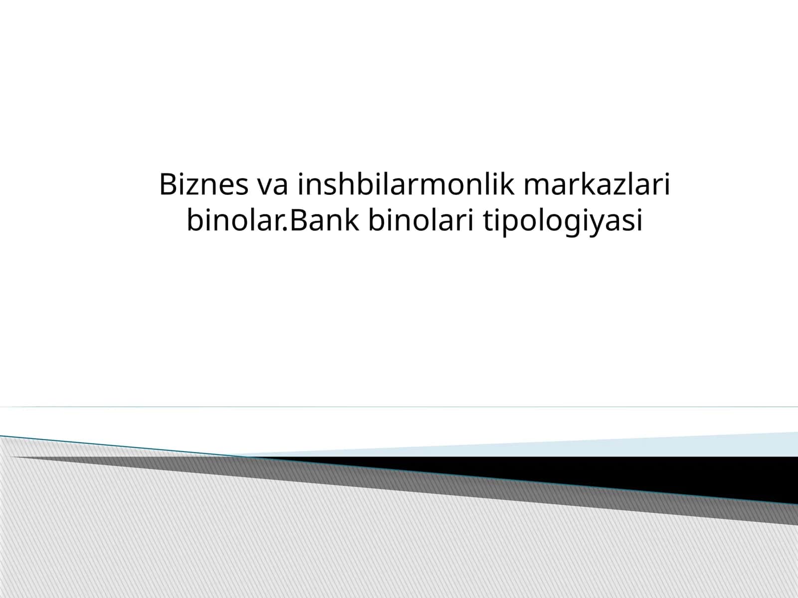 Bank binolari 1