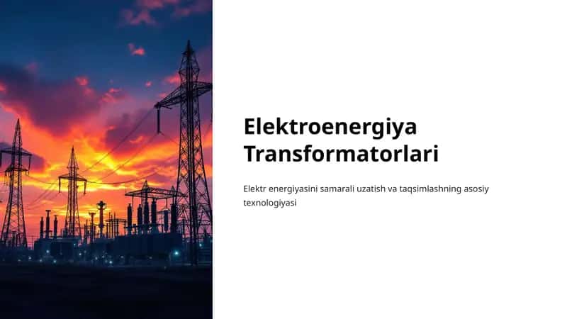 Elektroenergiya Transformatorlari 1