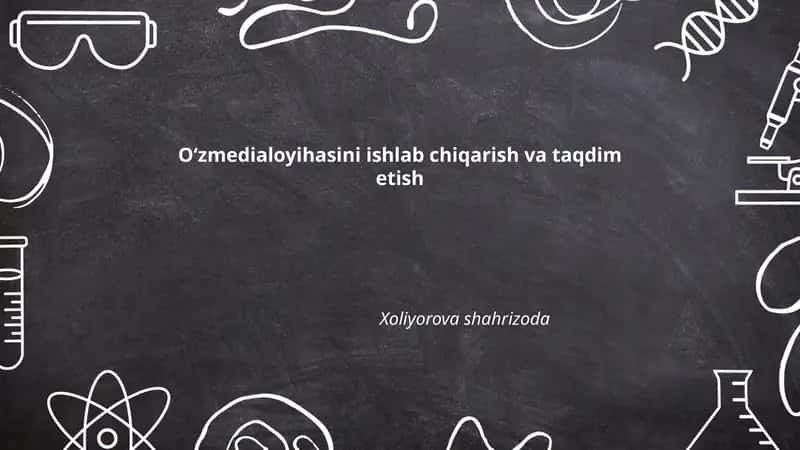 Oʻzmedialoyihasini ishlab chiqarish va taqdim etish 1