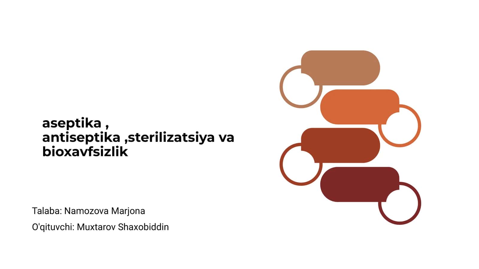 Aseptika, antiseptika, sterilizatsiya va bioxavfsizlik 1