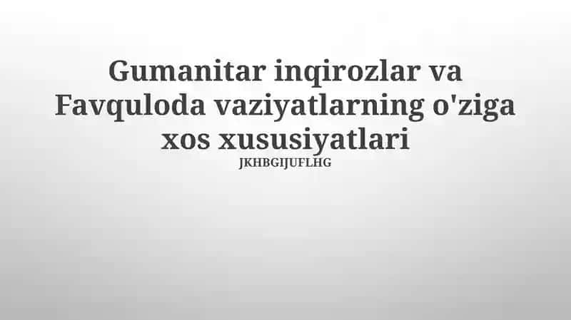 Qurolli mojarolar