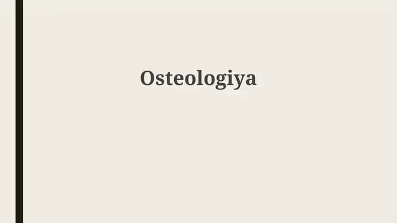Osteologiya 1