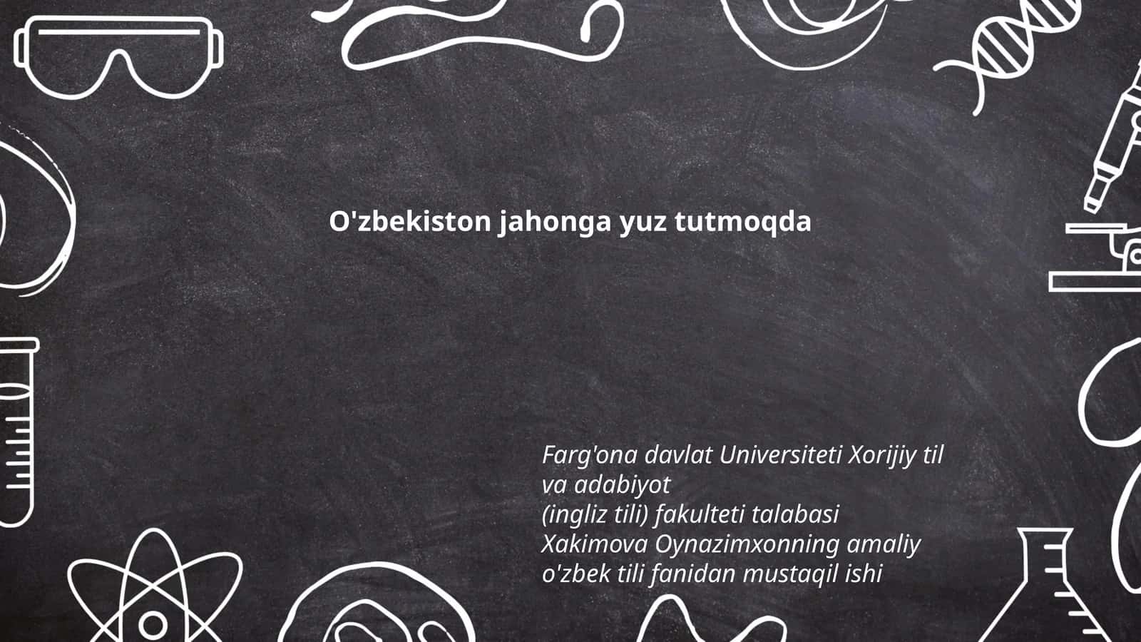 Amaliy o'zbek tili fanidan mustaqil ish 1