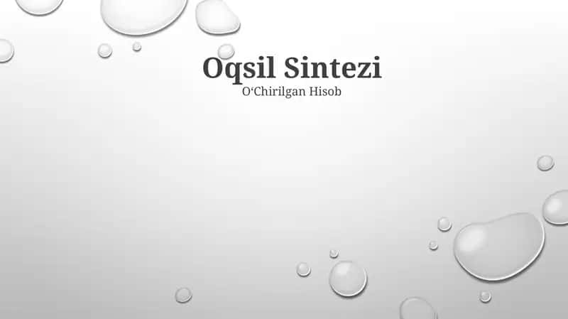 Oqsil Sintezi 1