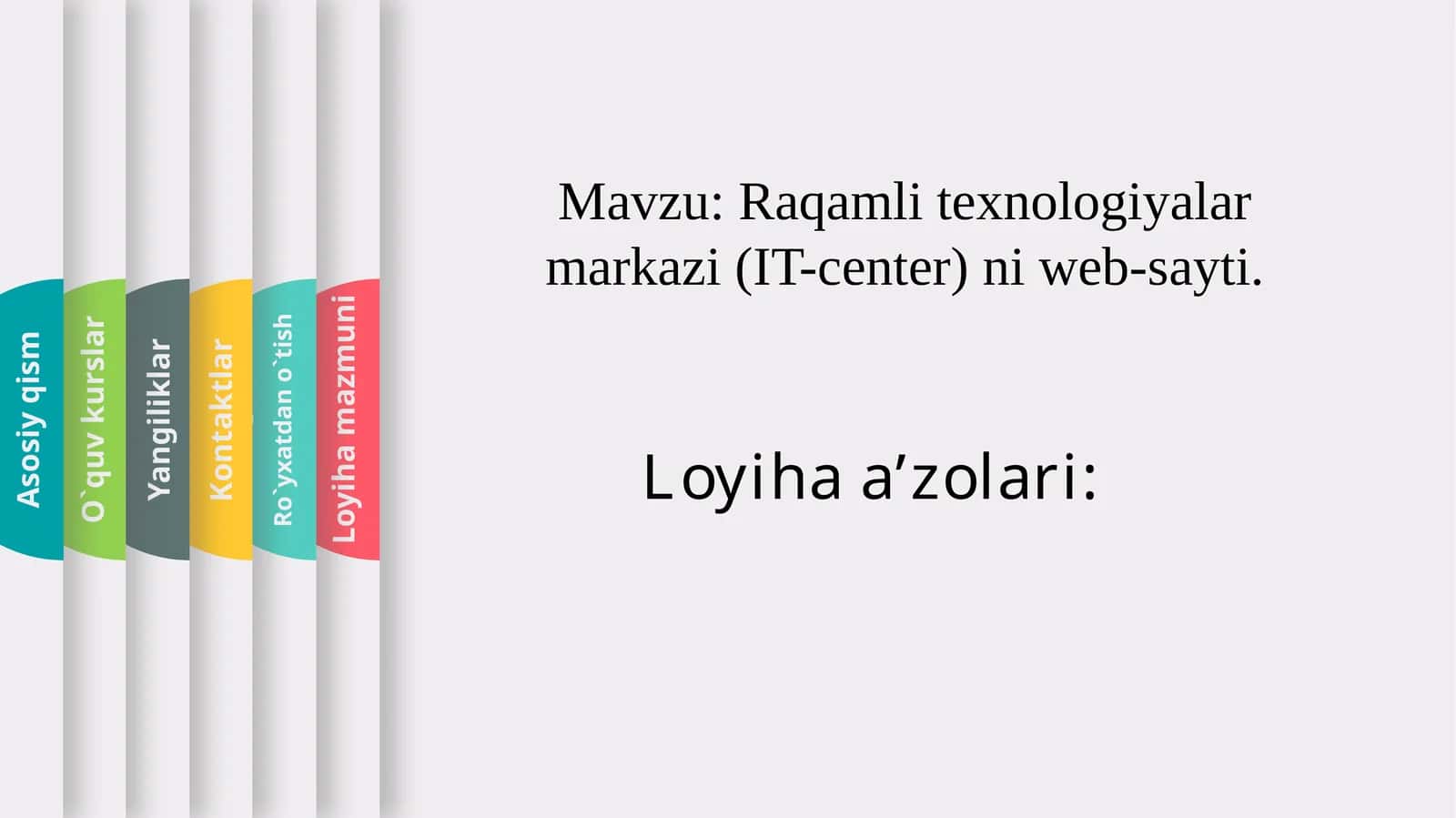 Raqamlitexnologiyalar markazi (IT-center) ni web-sayti 1