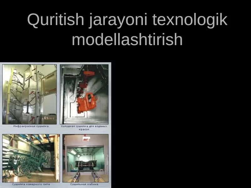 Quritish jarayonini texnologik modellashtirish 1