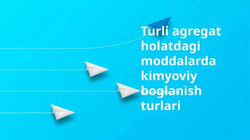 Moddalararo kuchlar va modda holatlari 1