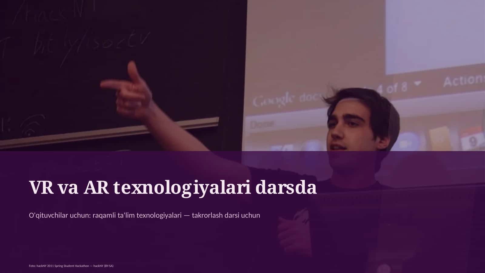 VR va AR texnologiyalari darsda 1