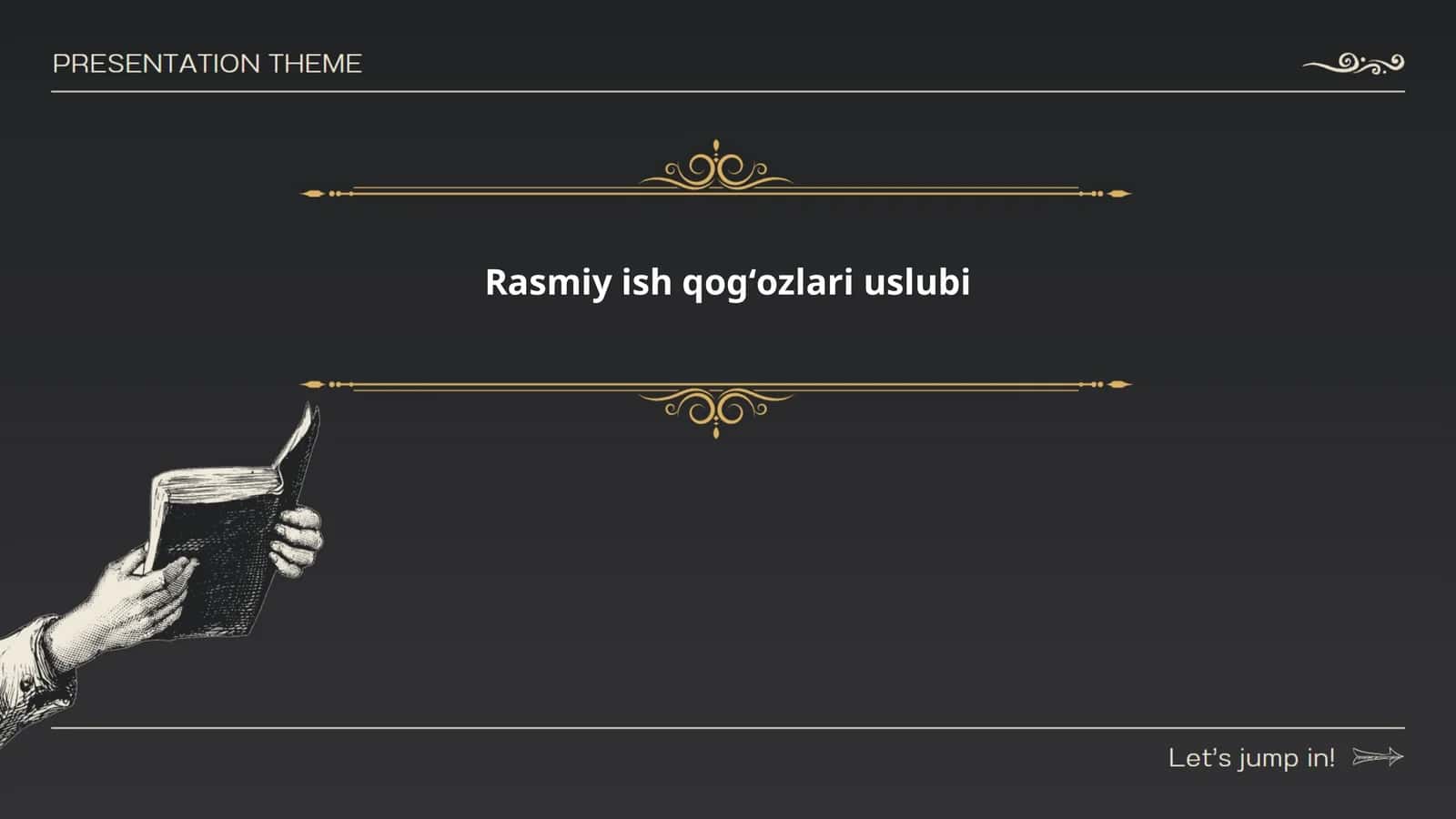 Rasmiy ish qogʻozlari uslubi 1