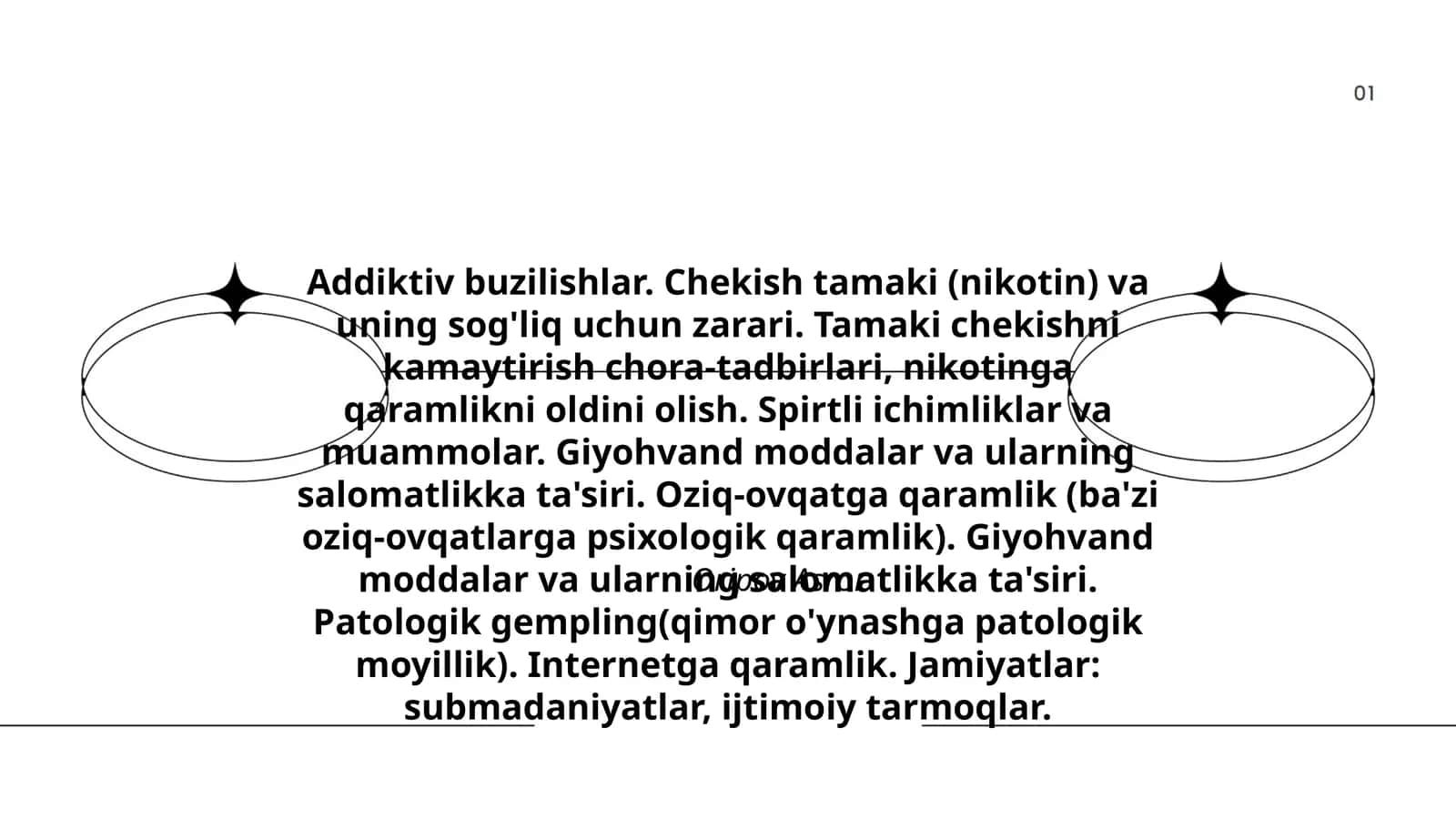 Addiktiv buzilishlar 1