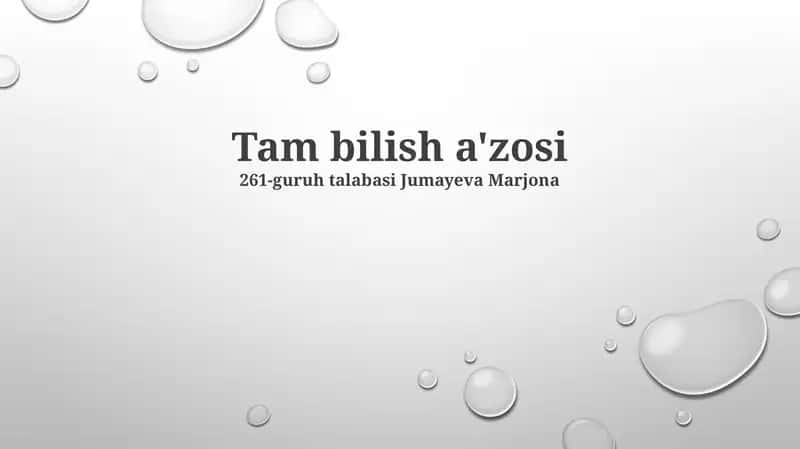 Sezgi organlari 1