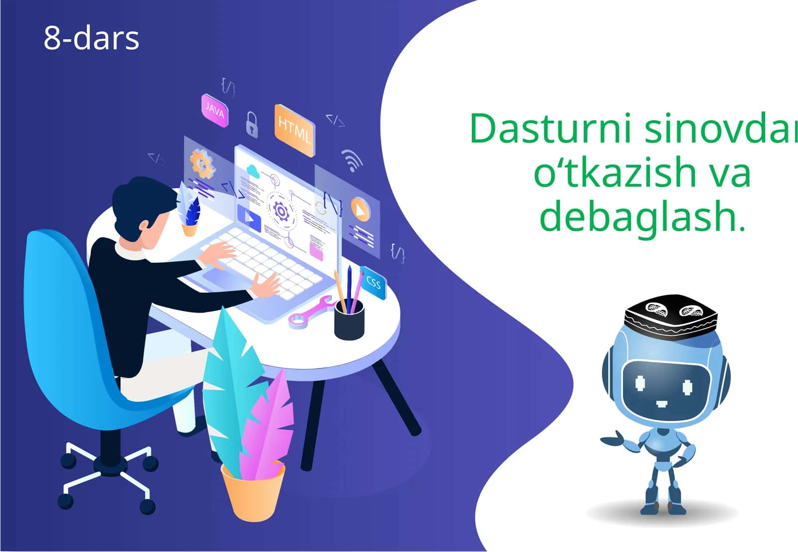 Dasturni sinovdan o‘tkazish va debaglash 1
