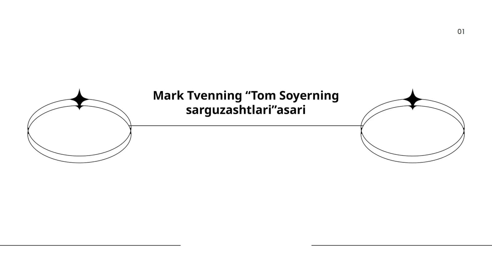 Mark Tvenning “Tom Soyerning sarguzashtlari”asari 1