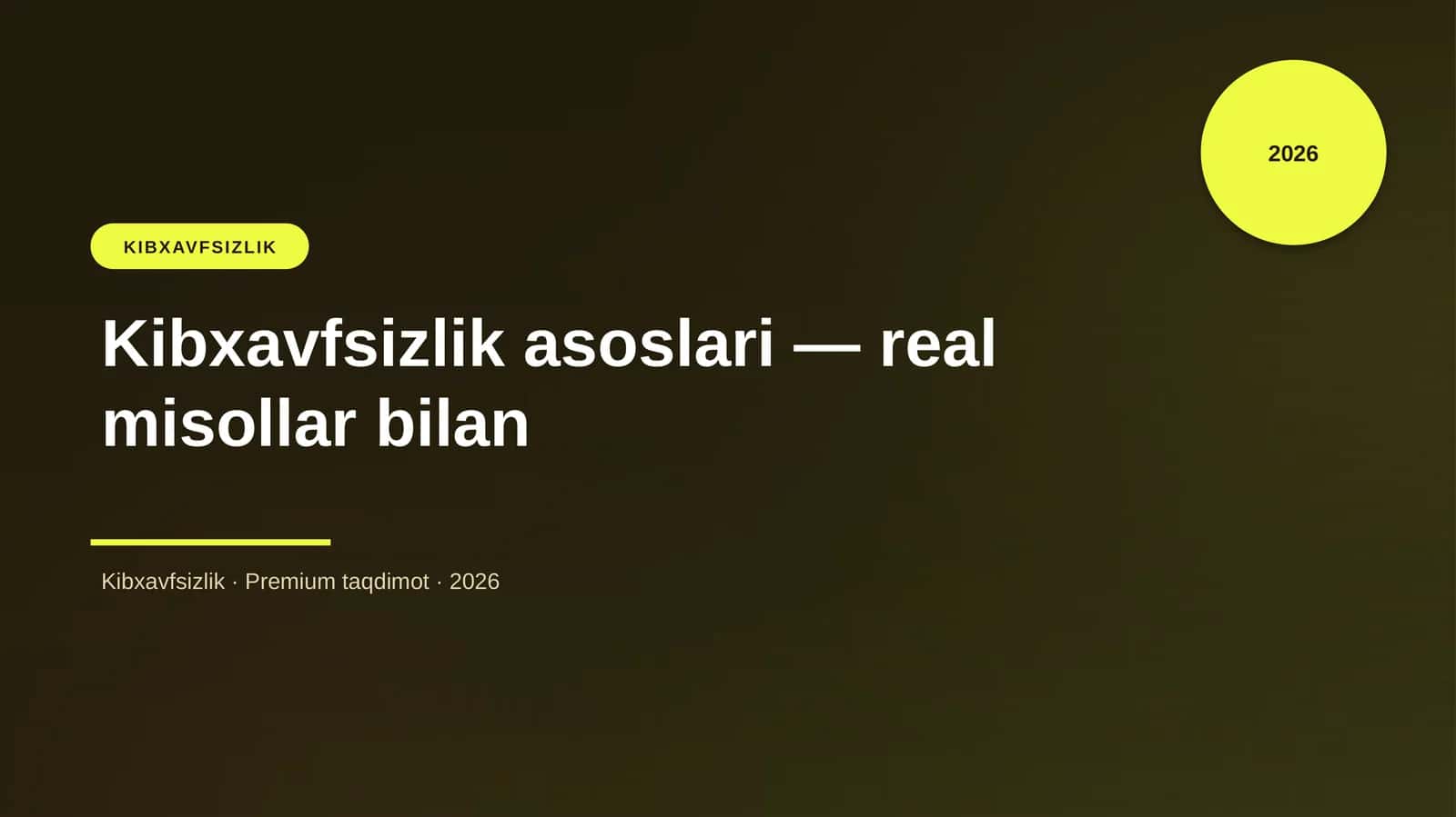 KIBXAVFSIZLIK 1