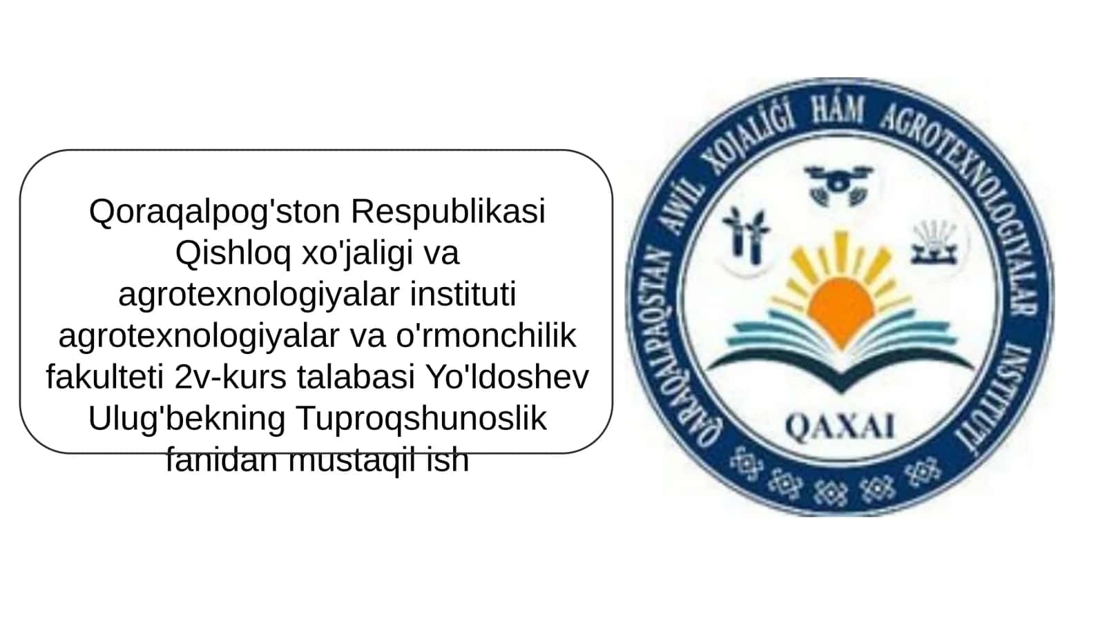 Tuproq Bontirovkasiga Kirish 1