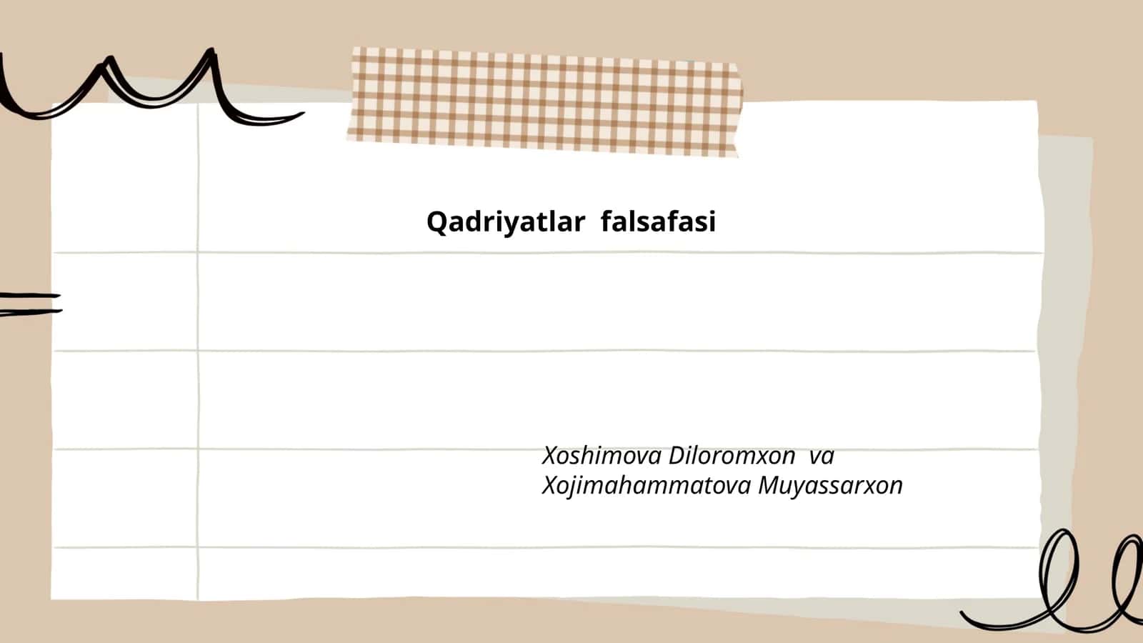 Qadriyatlar falsafasi 1