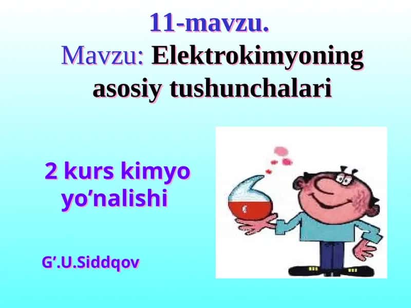 Elektrokimyoningasosiytushunchalari 1