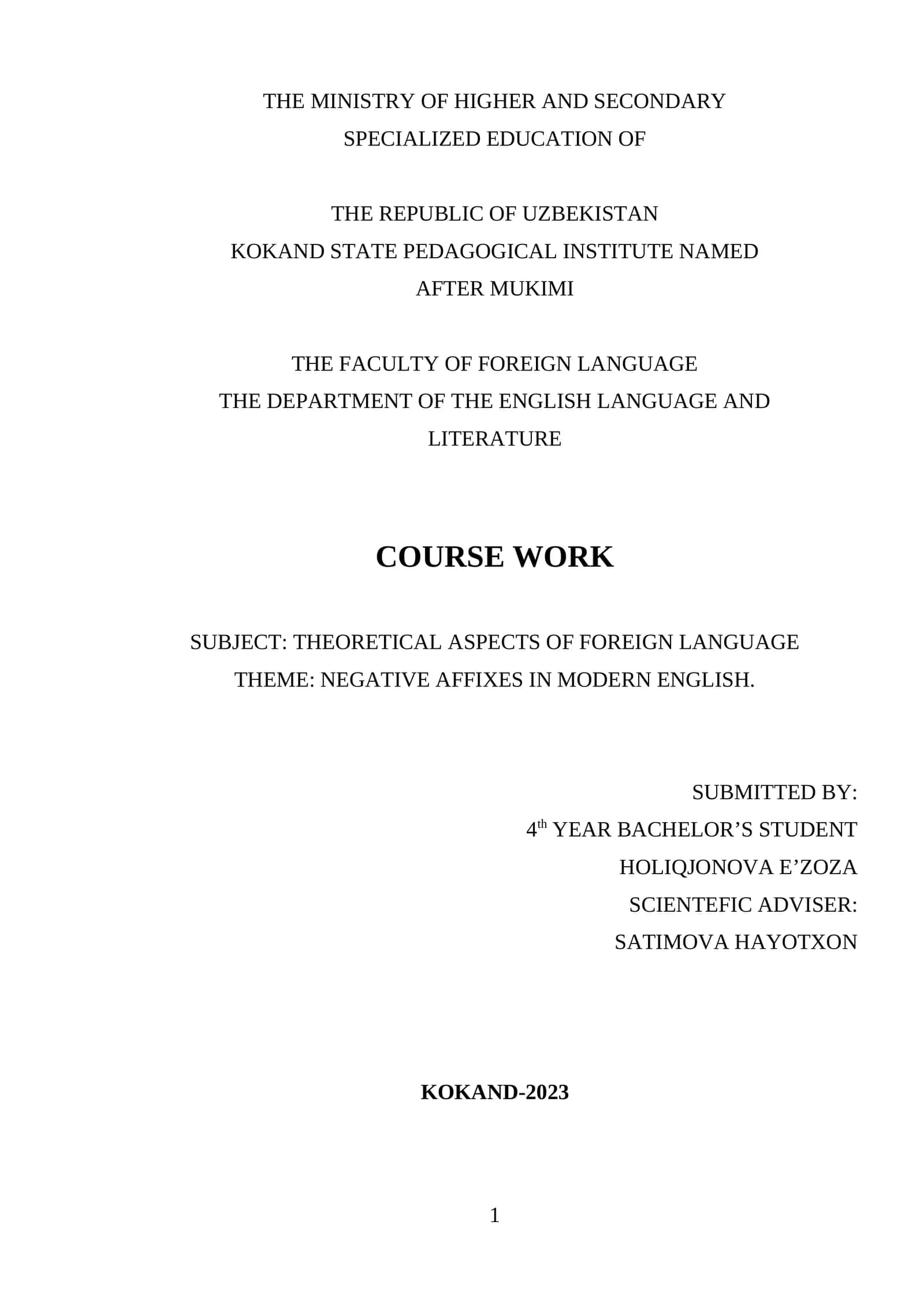 CRITERIA AND CLASSIFICATION OF SET EXPRESSION 1