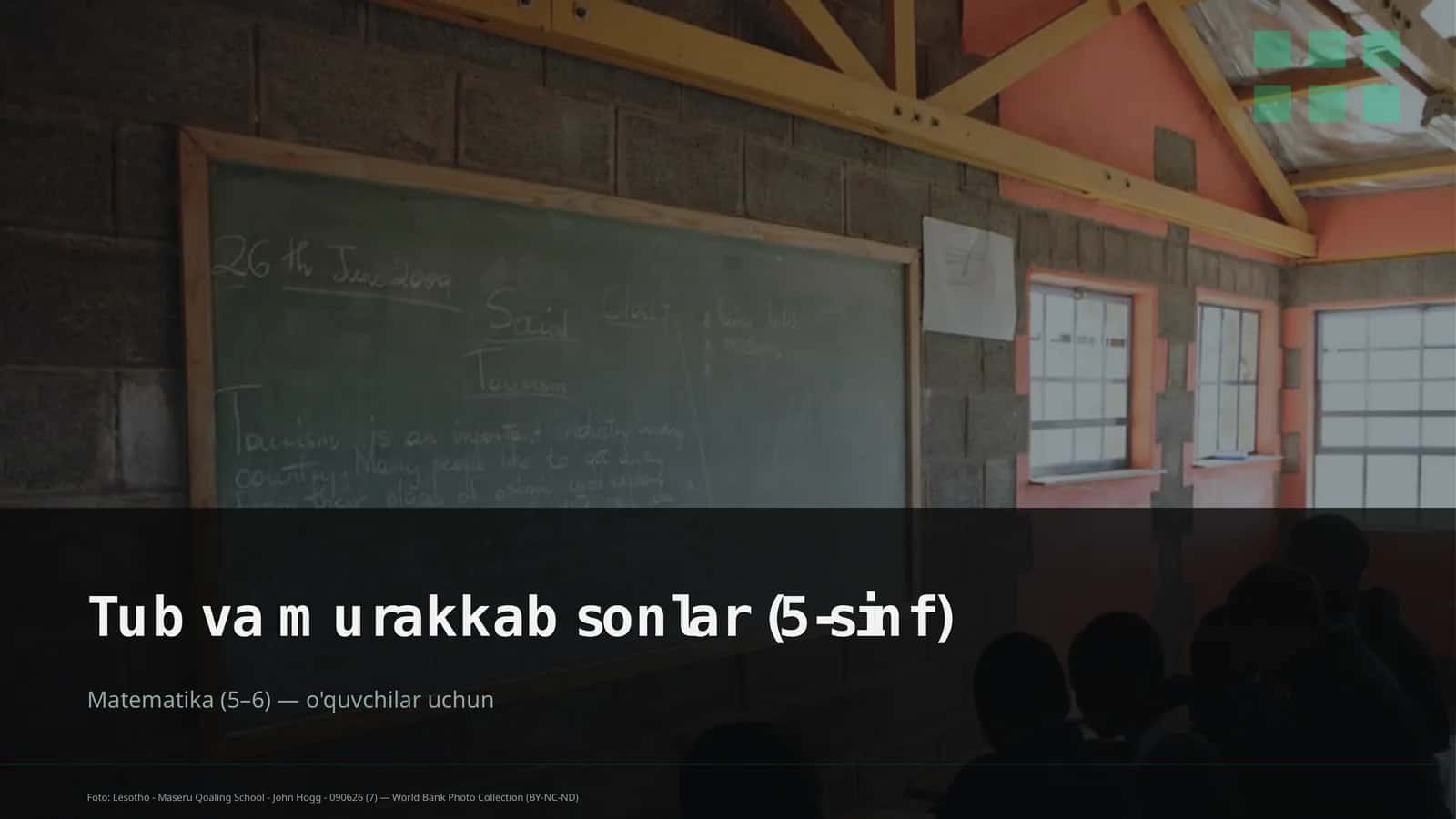 Tub va murakkab sonlar (5-sinf) 1