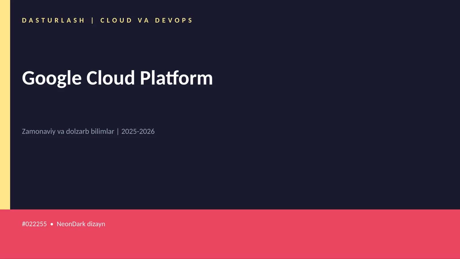 Google Cloud Platform 1