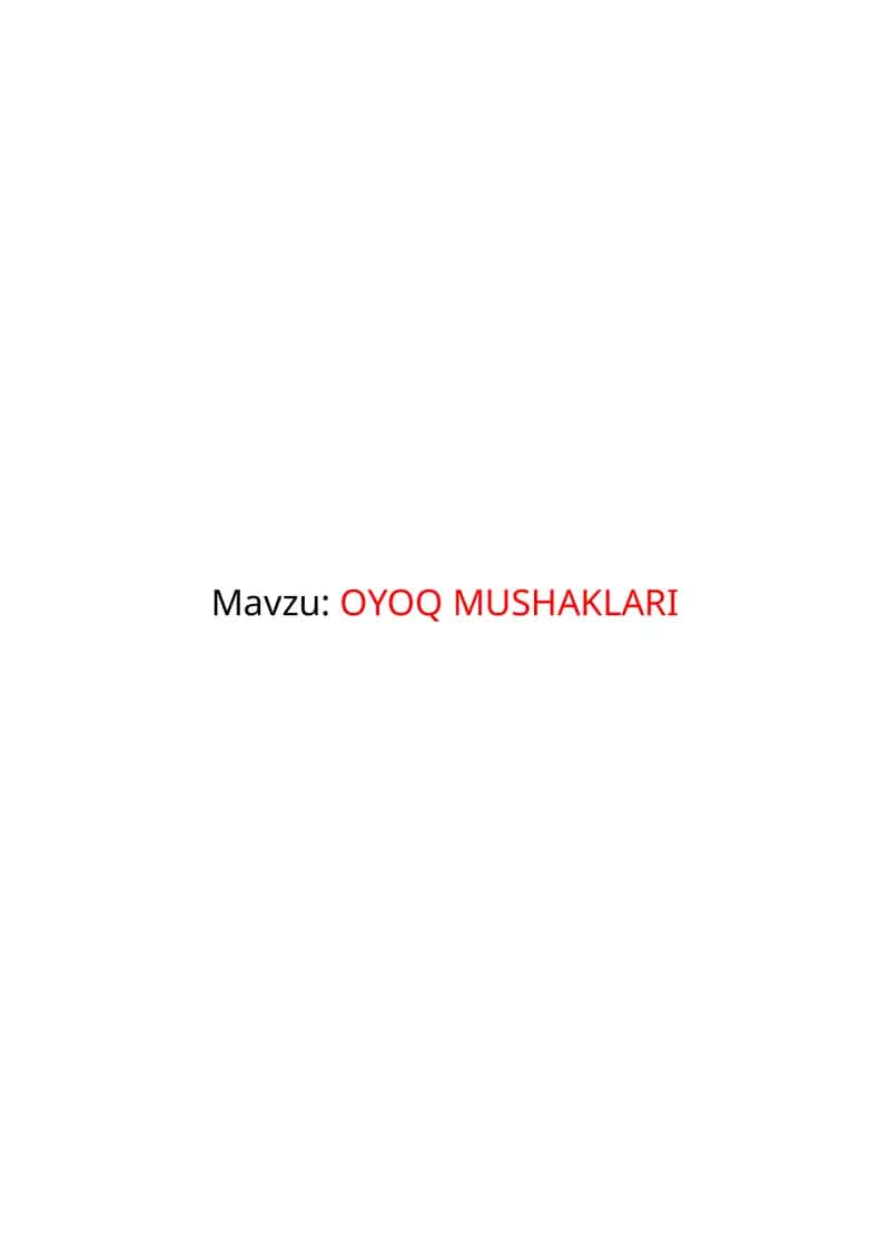 Odam anatomiyasi 1