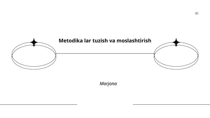 Metodikalar tuzish va moslashtirish 1