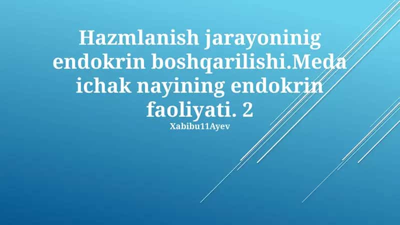Meda ichak nayi faoliyati 1