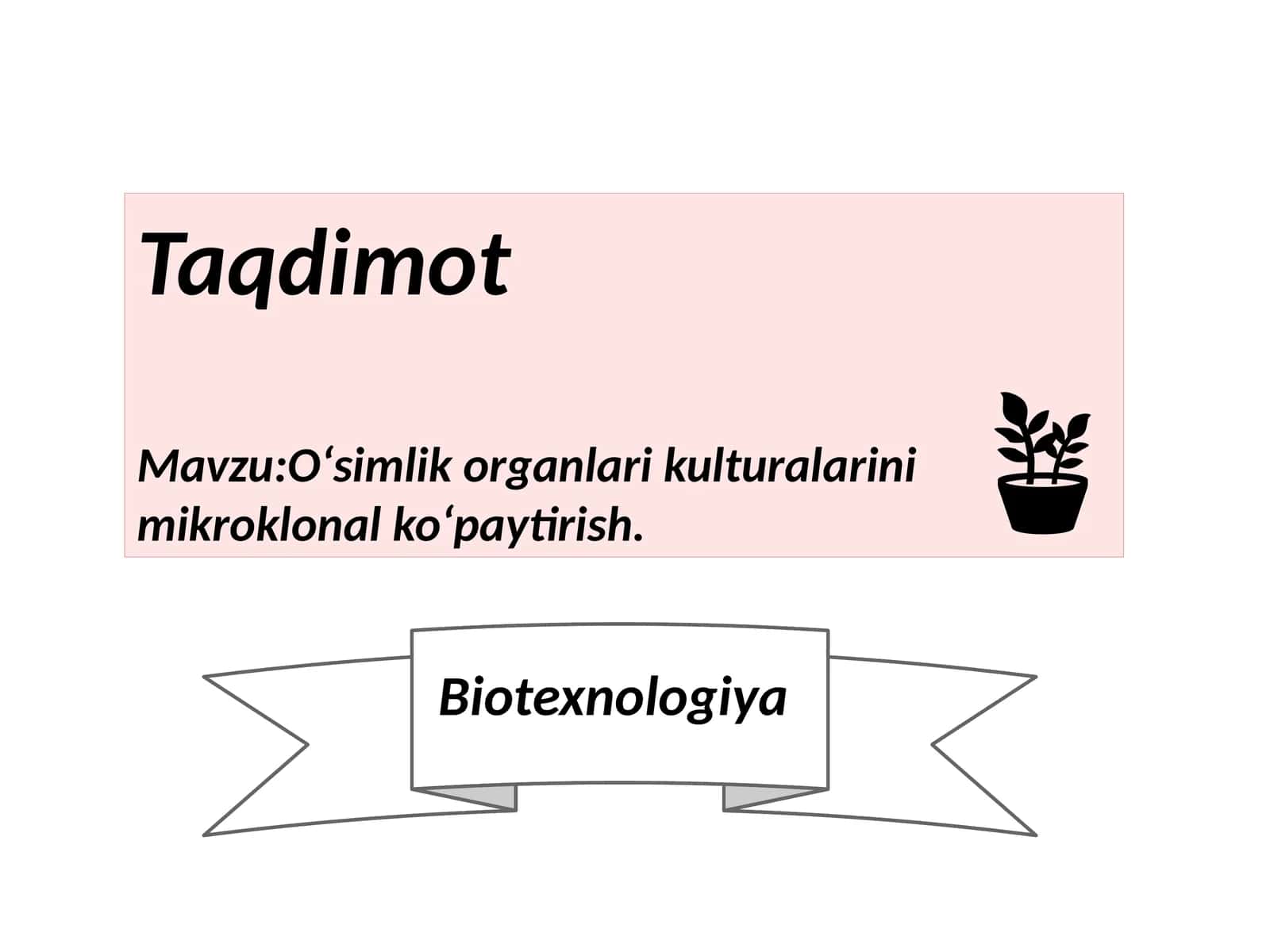 Mikroklonal ko‘paytirish 1