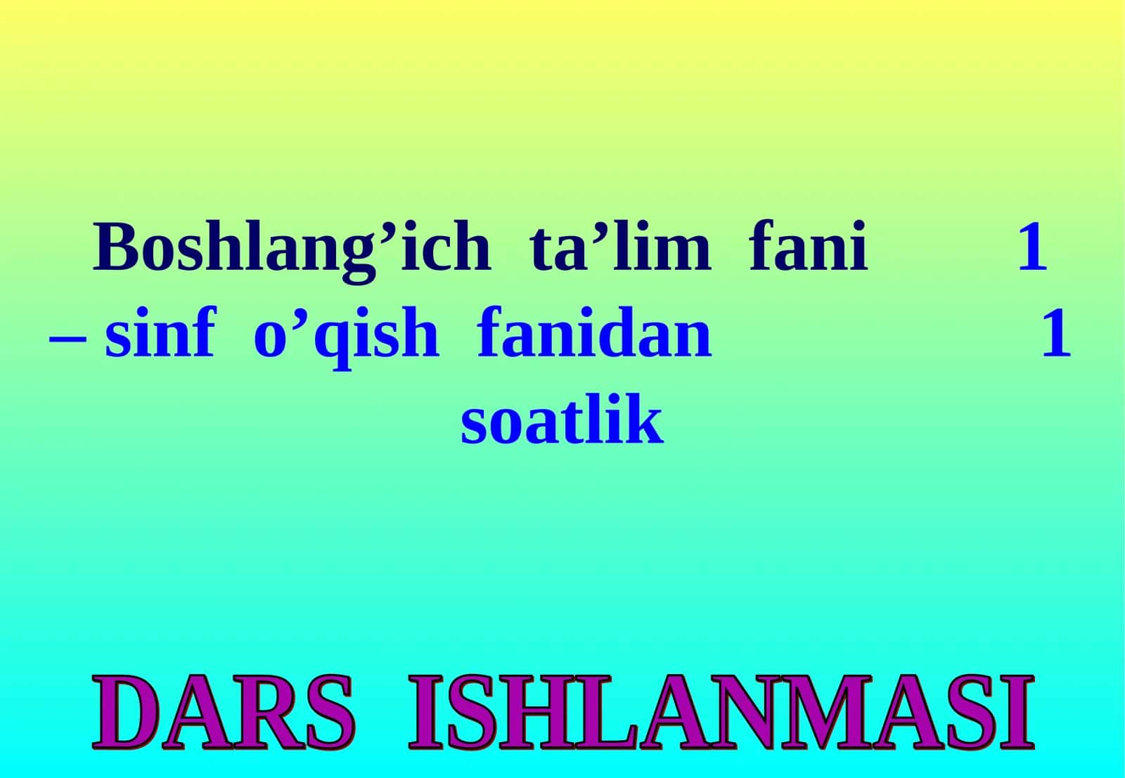 Kitobni asrang 1