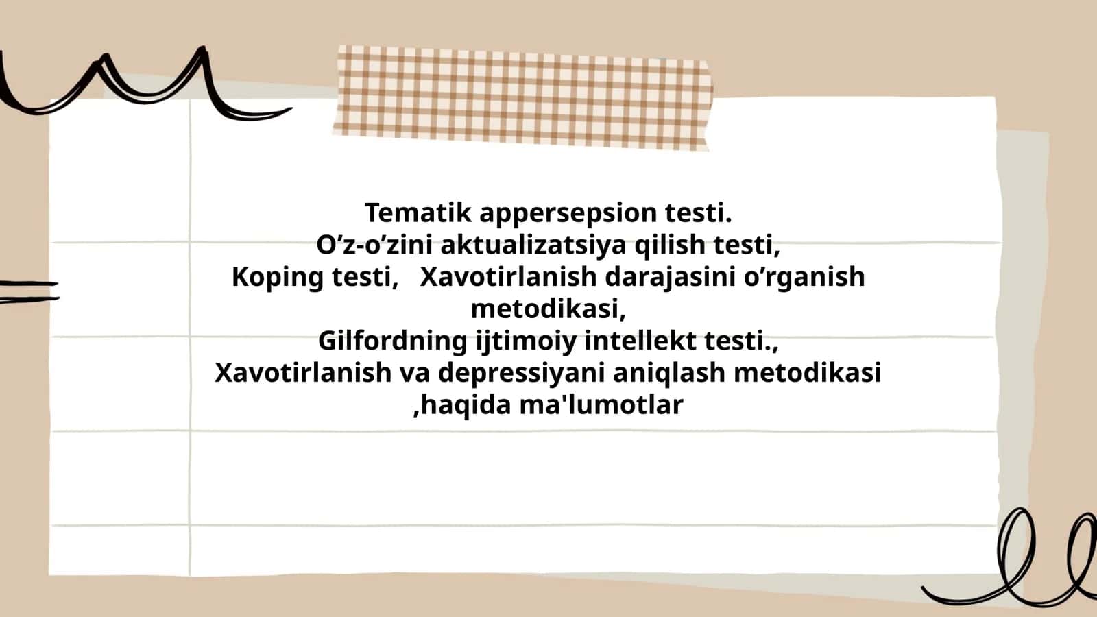 Tematik appersepsion testi 1