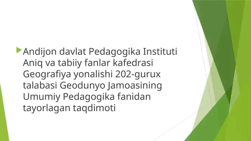 Geografiya yonalishi 1