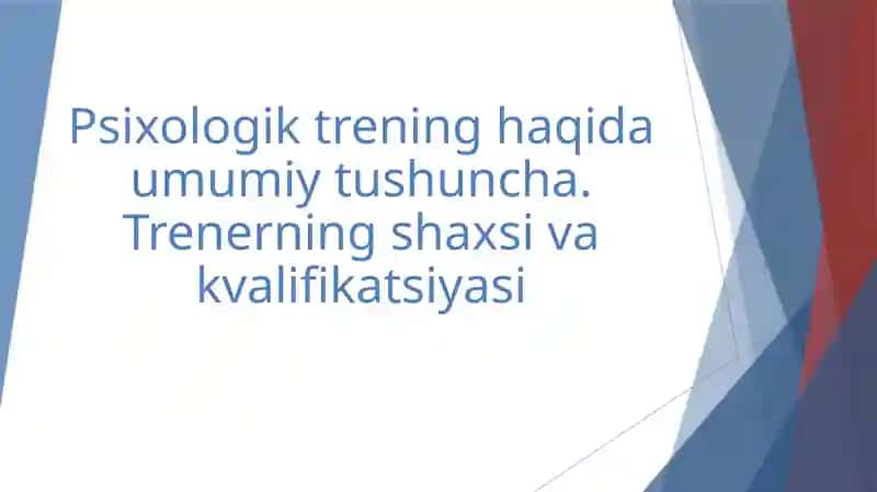 Psixologik Trening