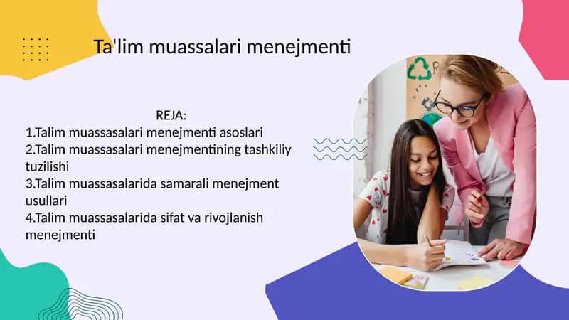 Ta'lim muassalari menejmenti 1