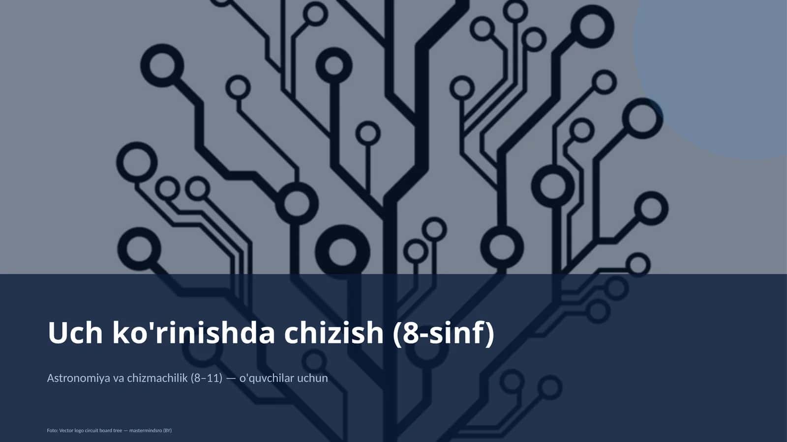 Uch ko'rinishda chizish (8-sinf) 1