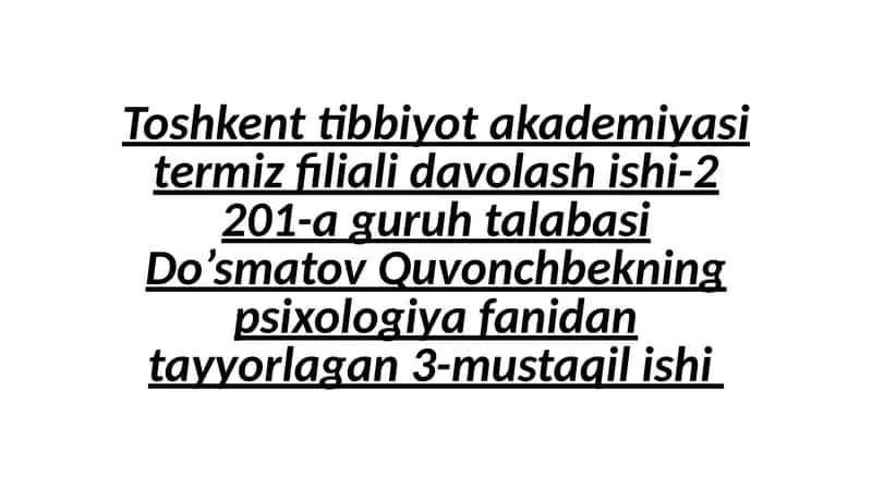 Sharq mutafakkirlarining psixologik qarashlari 1
