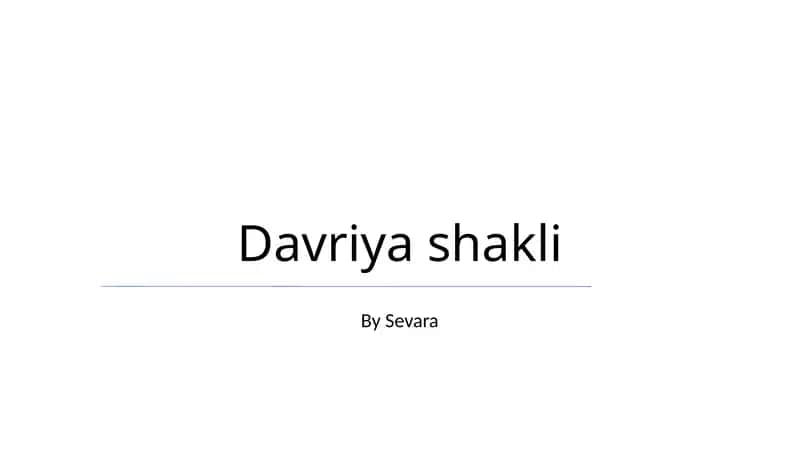 Davriya shakli 1