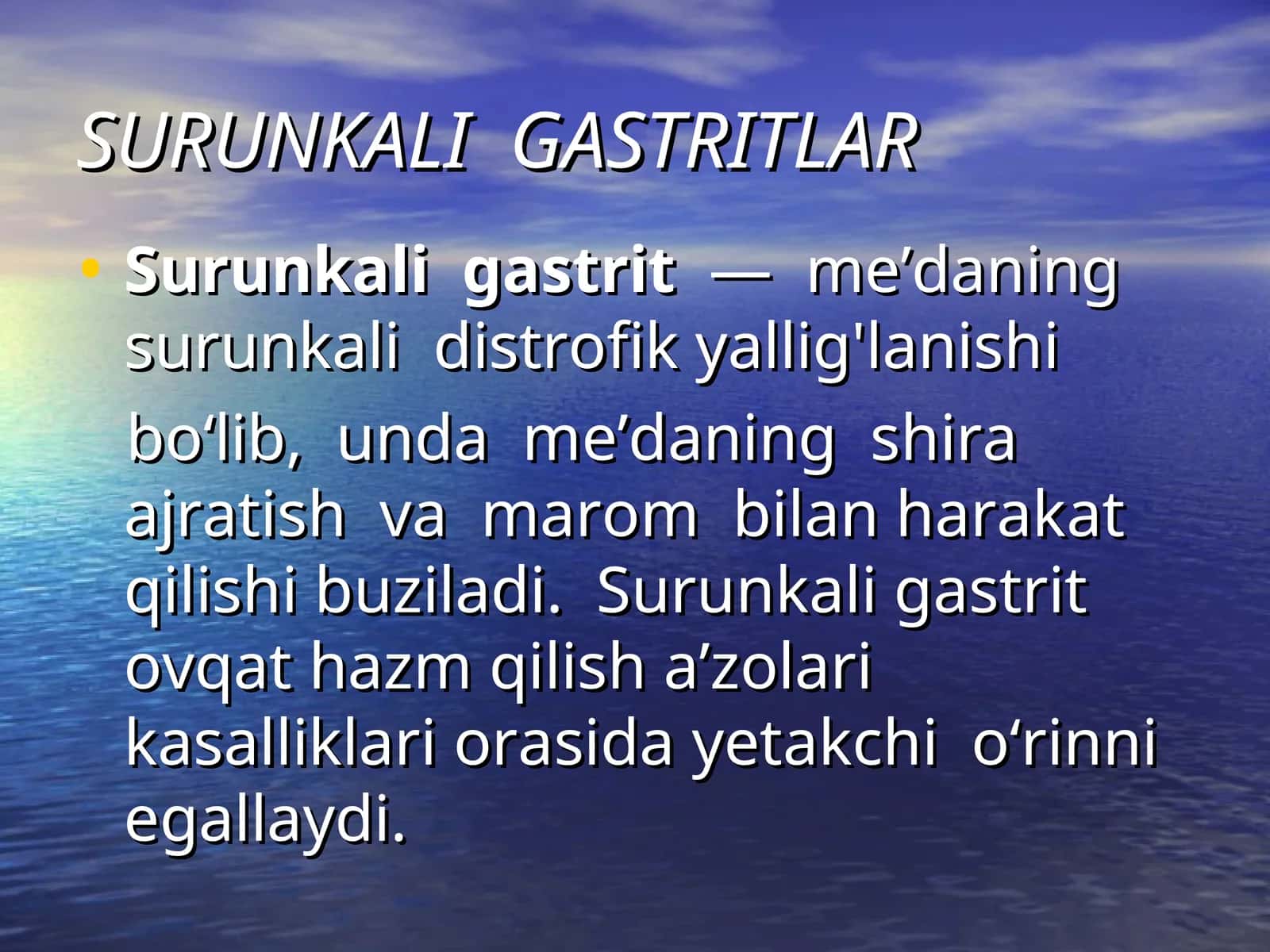 Surunkali Gastritlar 1