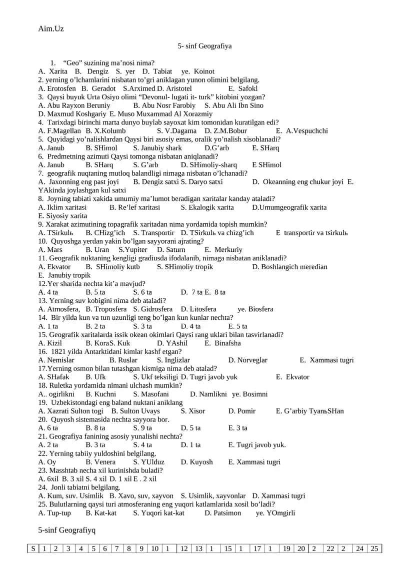 5- sinf Geografiya 1