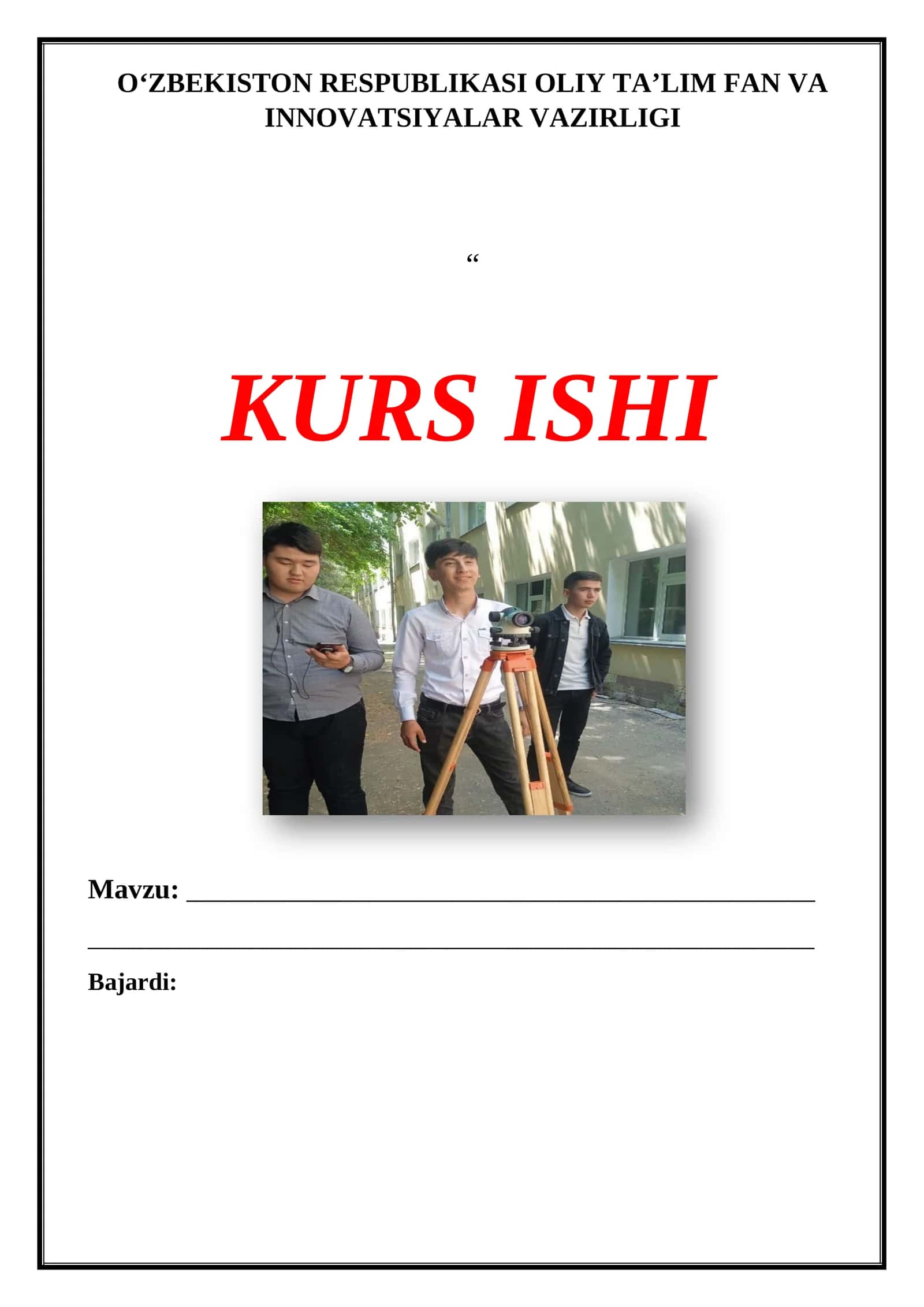 Kartalarni loyihalashning umumiy asoslari 1