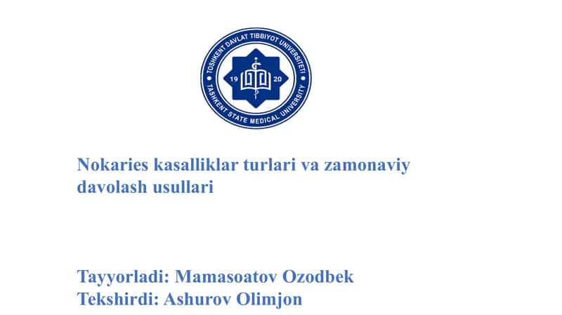 nokarioz kasalliklar 1