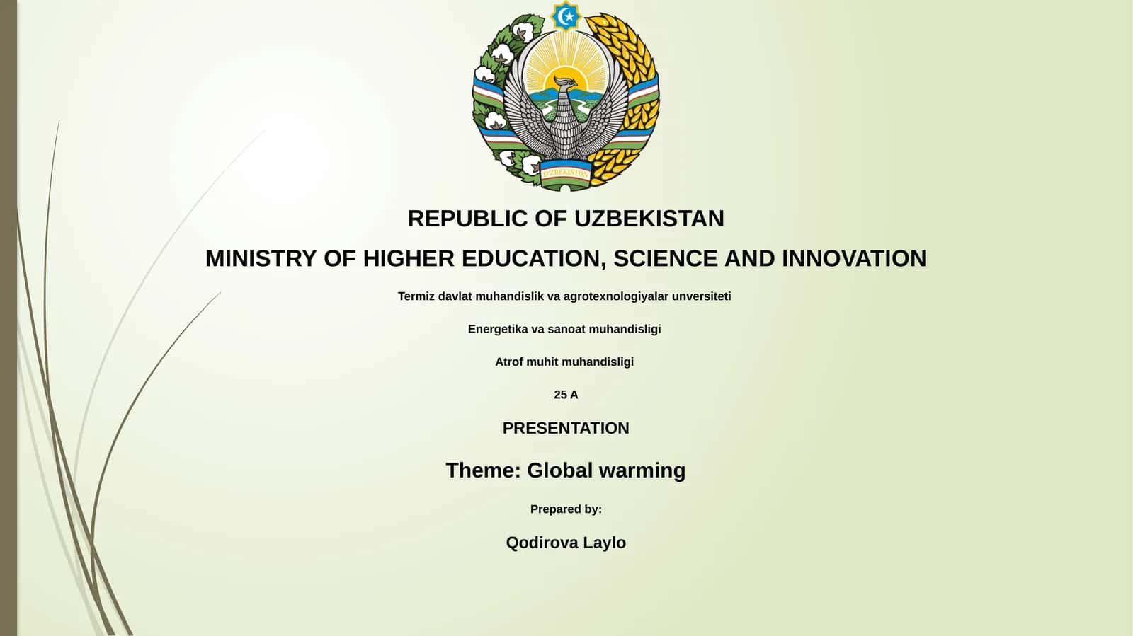 Global warming 1