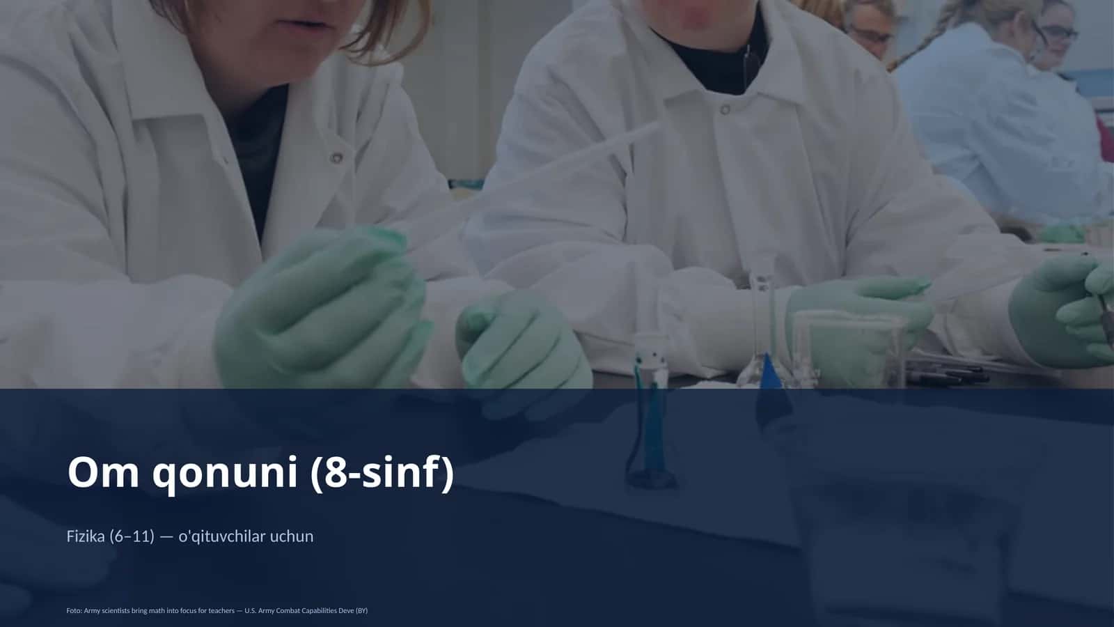 Om qonuni (8-sinf) 1