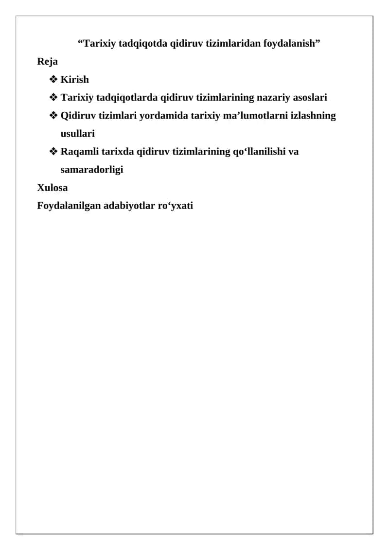 Tarixiy tadqiqotda qidiruv tizimlaridan foydalanish 1