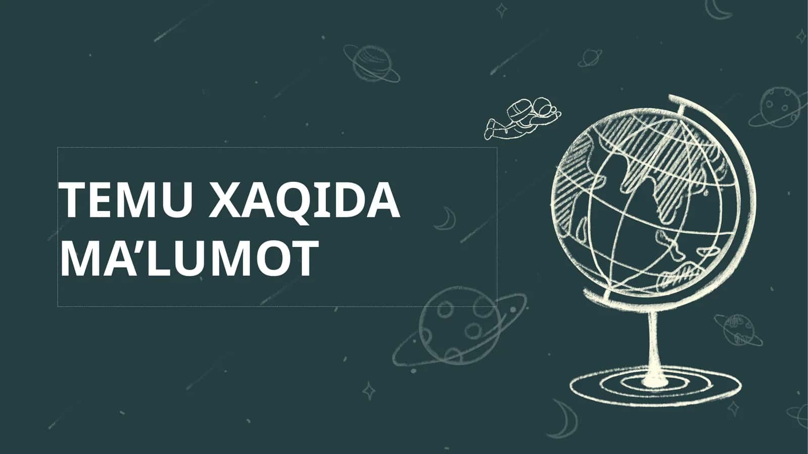 TEMU XAQIDA MA’LUMOT 1