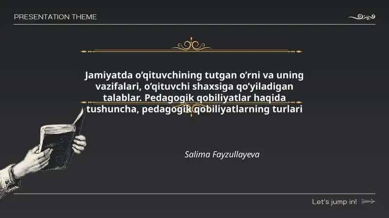 Pedagogik qobiliyatlar 1