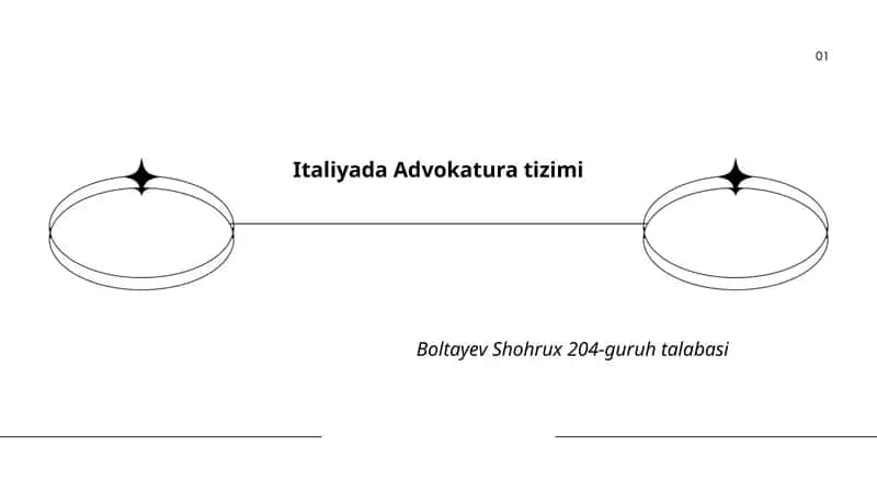 Italiyada Advokatura tizimi 1