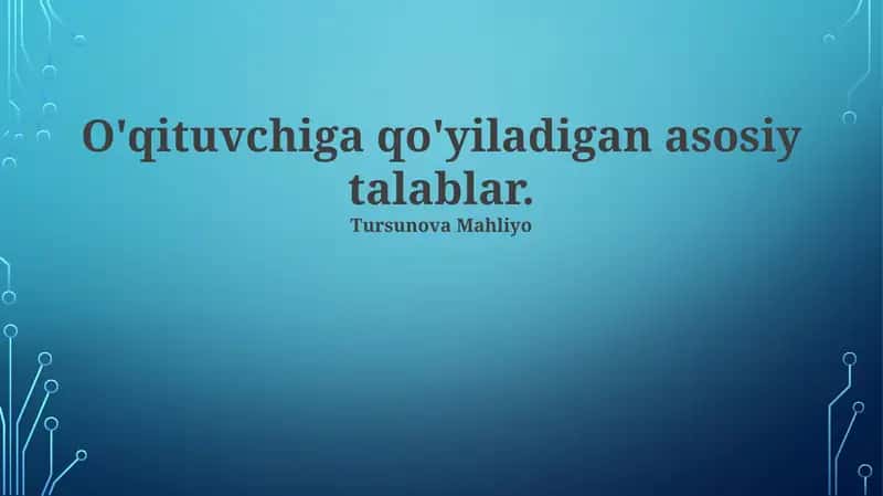 Tursunova Mahliyo 1