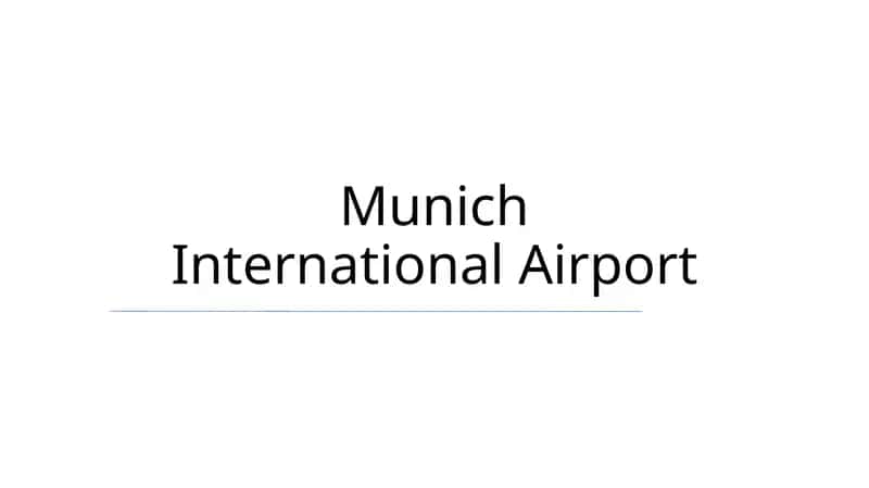 Munich International Airport 1