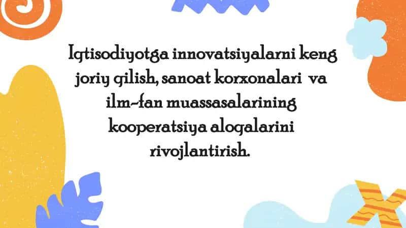 Innovatsiyalar va iqtisodiyot 1