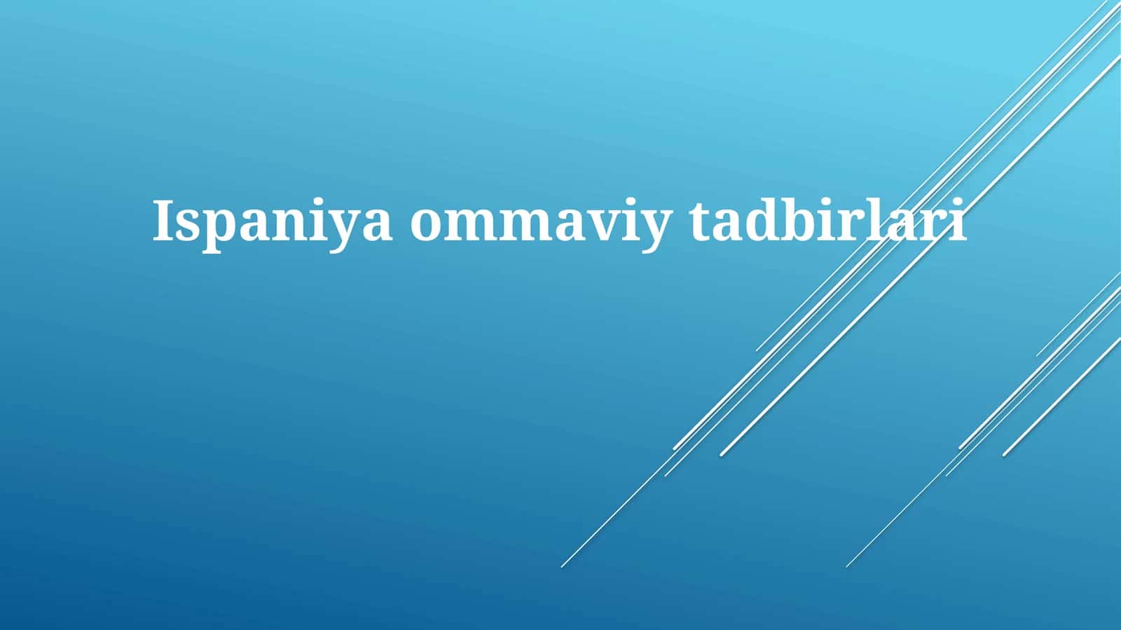 Ispaniyaommaviytadbirlari 1